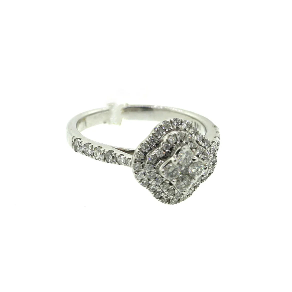 14K White Gold 0.75ct Diamond Ring Engagement Ring - Image 3