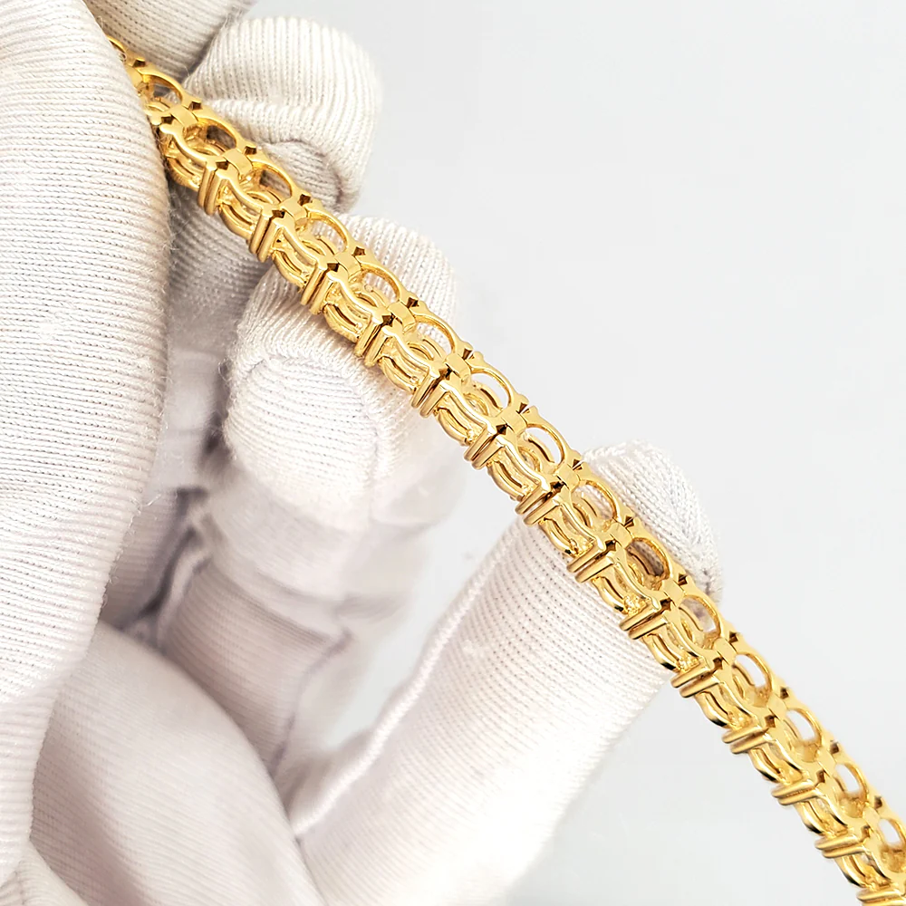 14k Yellow Gold 3.5ct Natural Diamond Tennis Bracelet 2.75MM 8" - Image 4