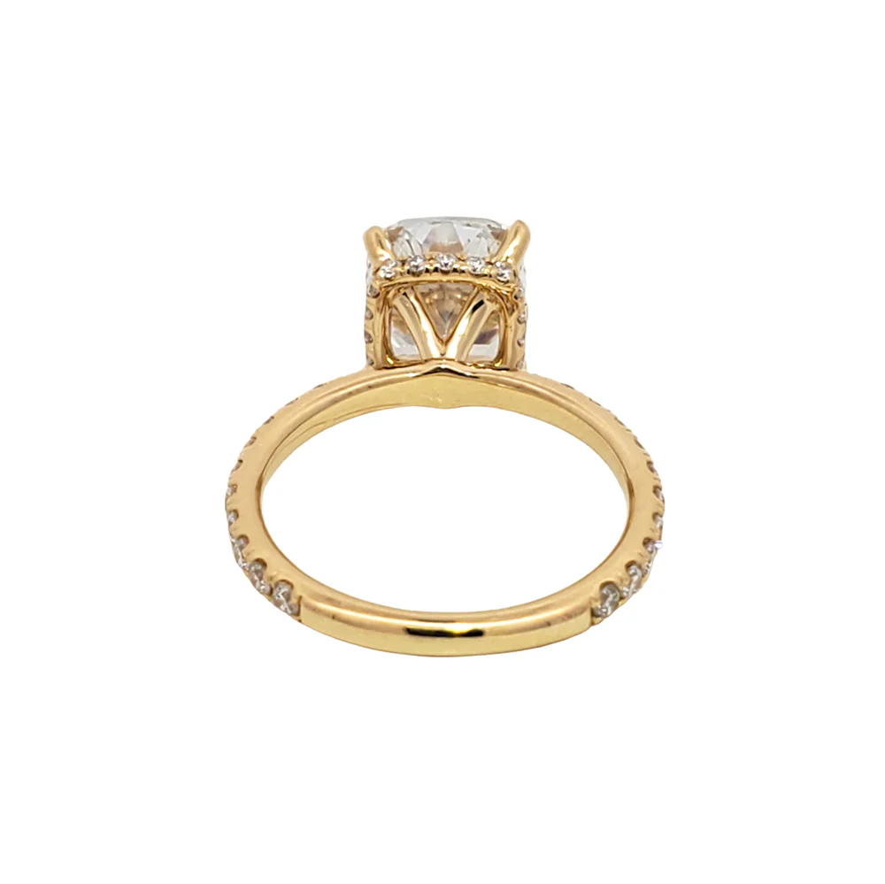 18K Yellow Gold 3.71ct Diamond Size 5.5 Ring - Image 4