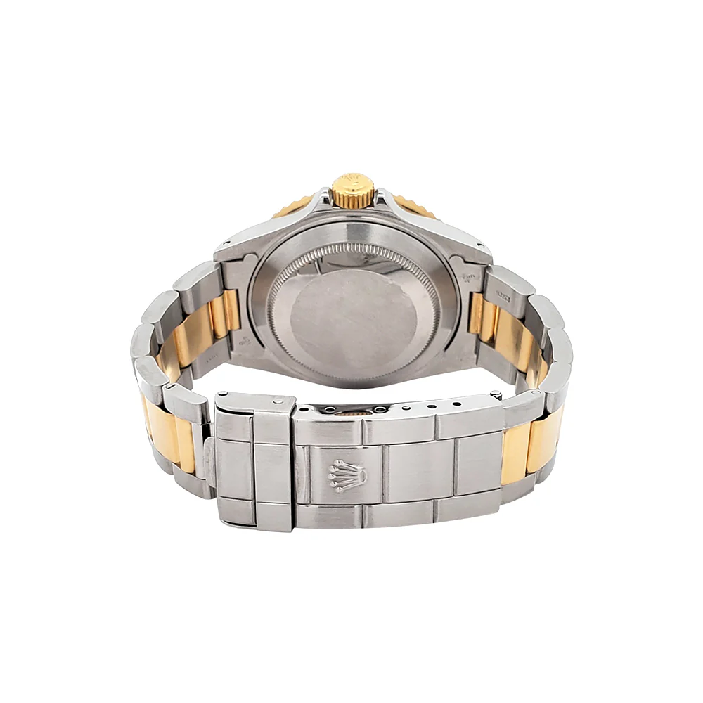 1990 Rolex Submariner Date 40mm Blue Dial/Bezel 2-Tone Yellow Gold/Steel Watch 16613 Papers - Image 5