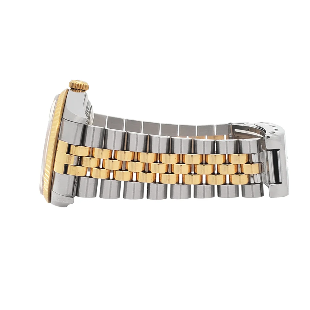 1995 Rolex Datejust 36mm Champagne Index Yellow Gold/Steel Jubilee Watch 16233 - Image 4