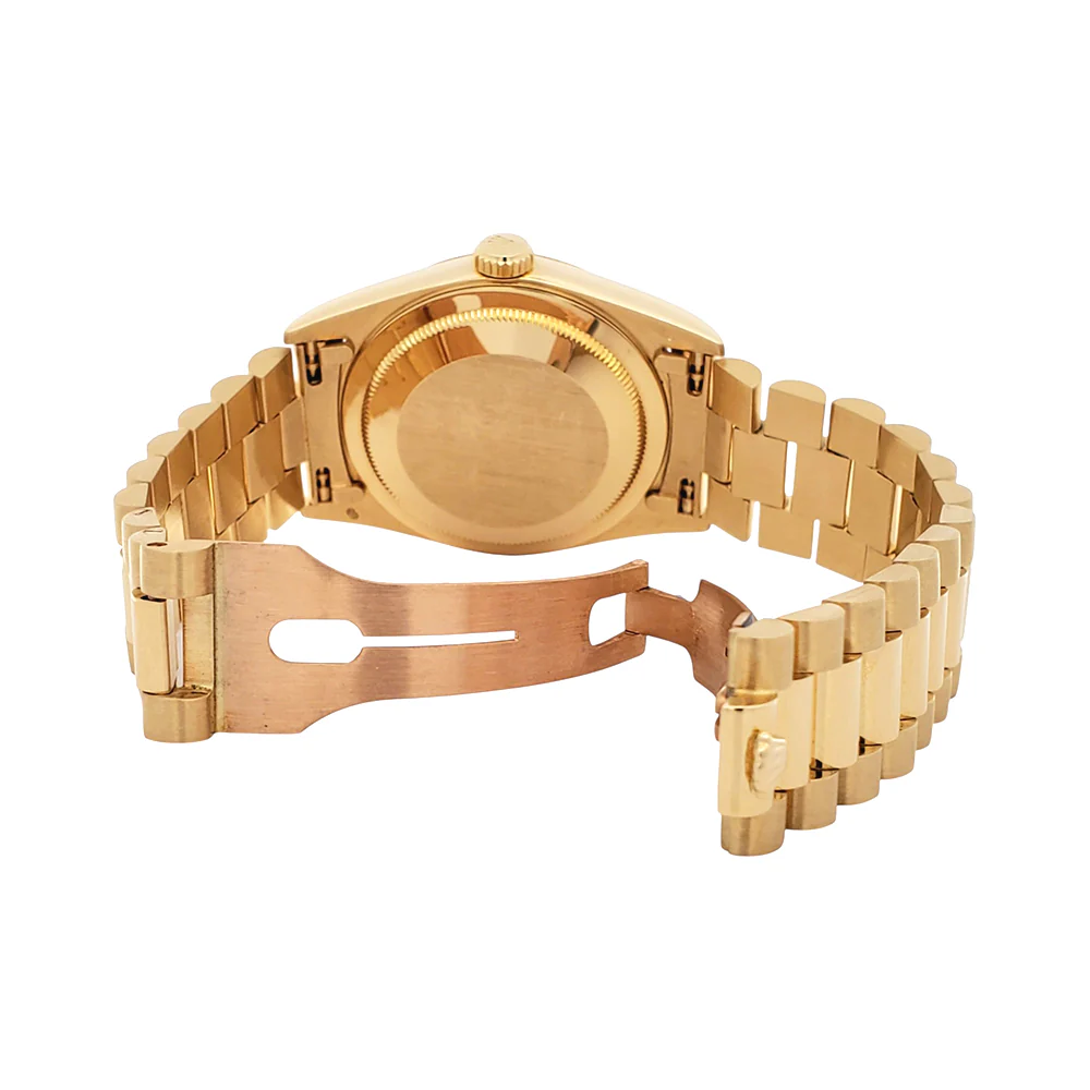 1995 Rolex President Day-Date 36mm 18238 Champagne Dial Double-Quick Gold Watch Box/Apr - Image 9