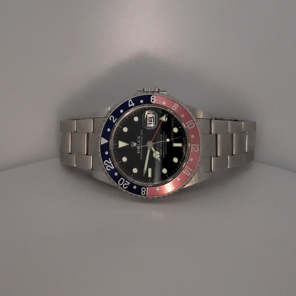 1998 Rolex GMT-Master Pepsi Bezel Steel Oyster 40mm Watch 16700 Box/Papers/Tag - Image 8