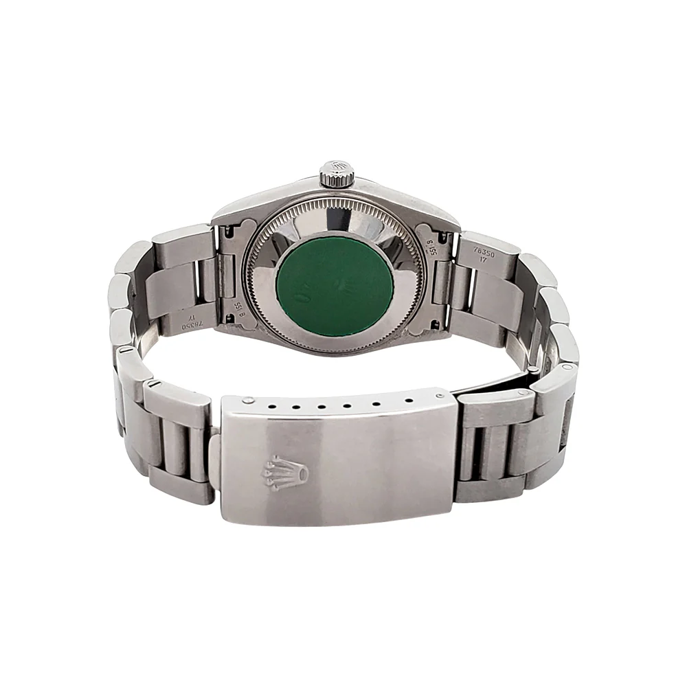 2000 Rolex Datejust 31mm Midsize Cream Jubilee Arabic Dial Steel Oyster Watch 78240 Papers - Image 5