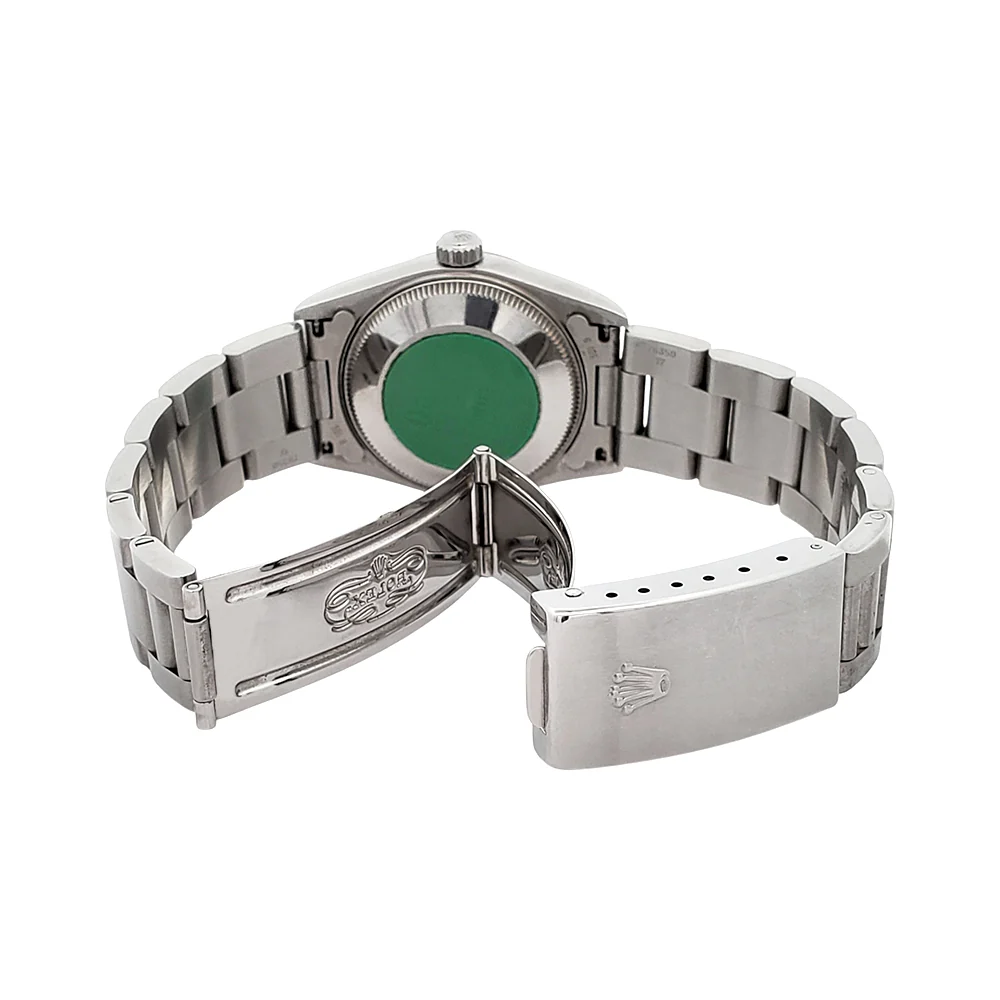 2000 Rolex Datejust 31mm Midsize Cream Jubilee Arabic Dial Steel Oyster Watch 78240 Papers - Image 6