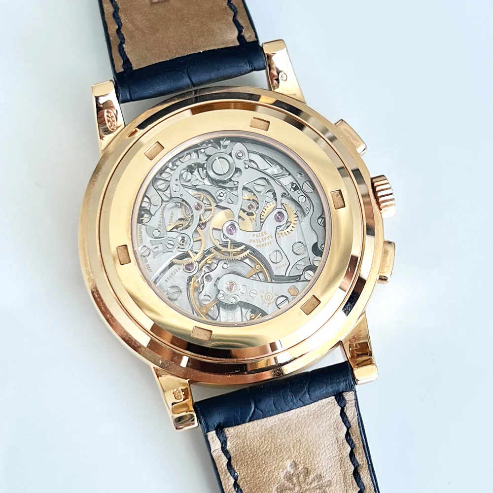 2005 Patek Philippe Complications Chronograph 5070R-001 42mm Rose Gold Silver Dial Manual Winding w/ Box&Papers - Image 3