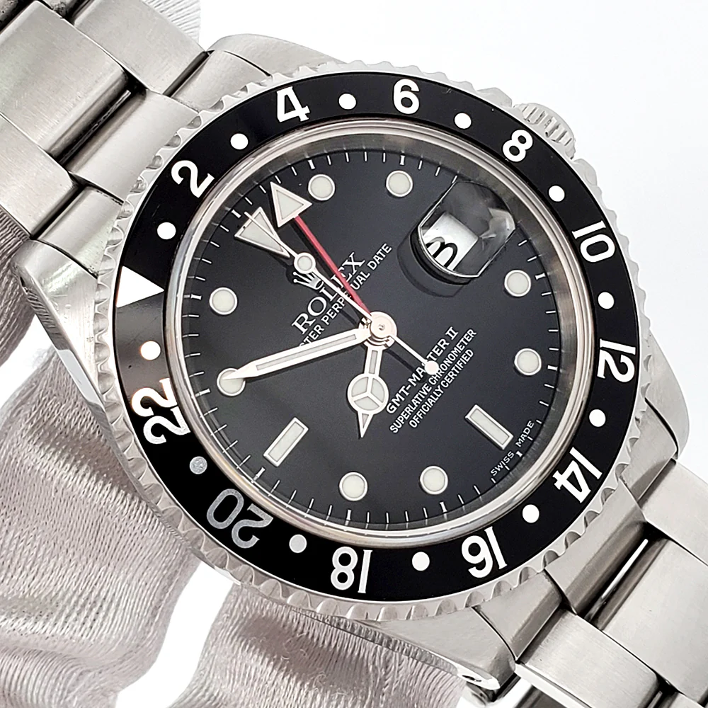 2005 Rolex GMT-Master II 40mm Steel Watch 16710 Papers/Service Papers - Image 2