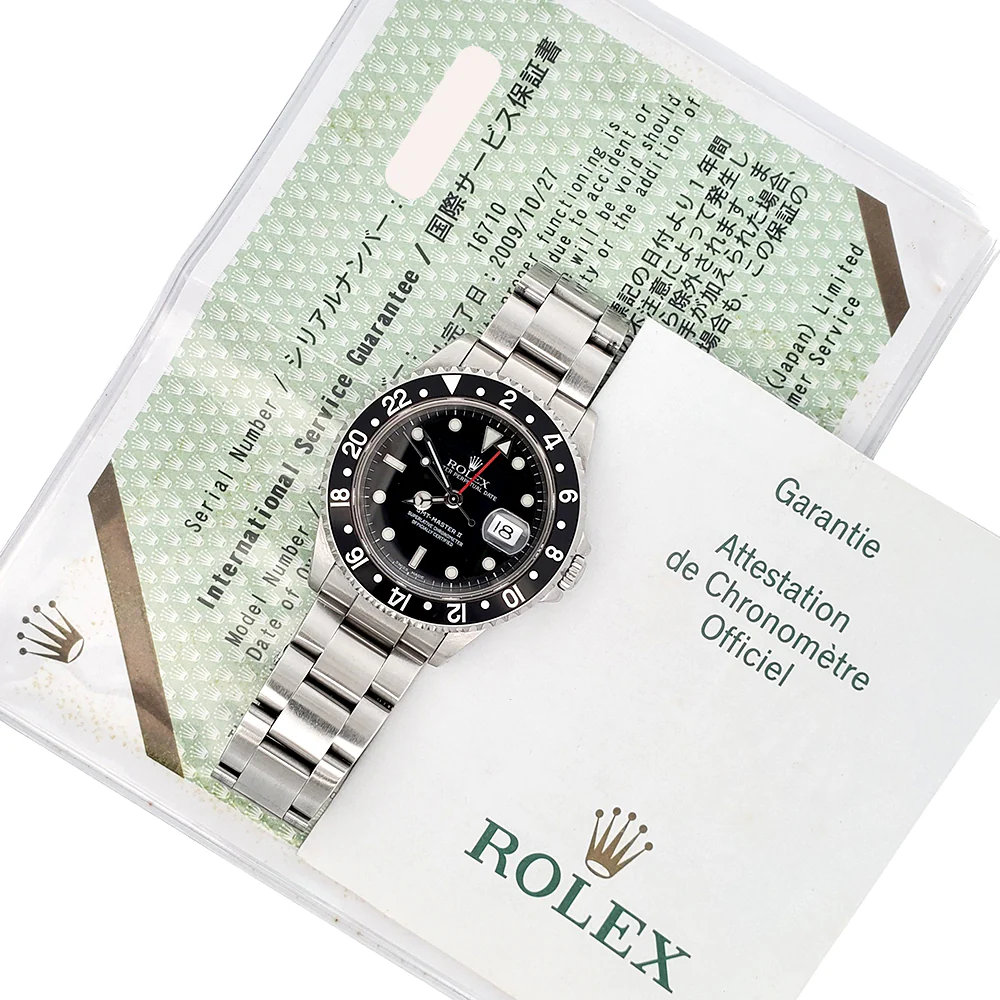 2005 Rolex GMT-Master II 40mm Steel Watch 16710 Papers/Service Papers - Image 4