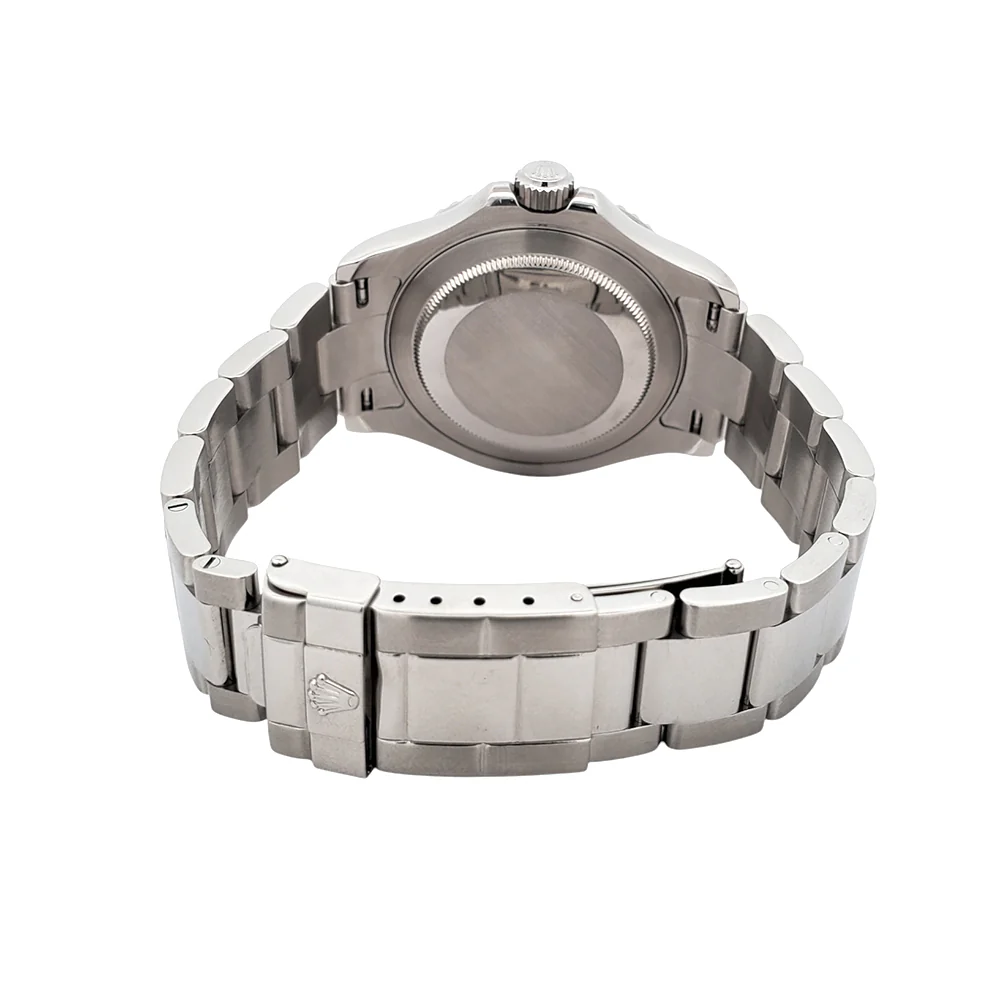 2007 Rolex Yacht-Master 40mm Platinum Bezel Steel Watch 16622 Box Papers/Service 2024 - Image 6