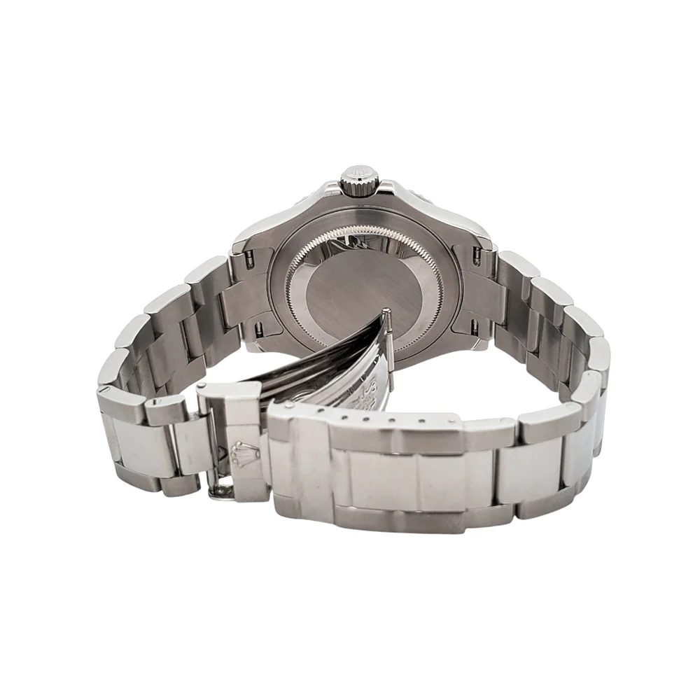 2007 Rolex Yacht-Master 40mm Platinum Bezel Steel Watch 16622 Box Papers/Service 2024 - Image 7