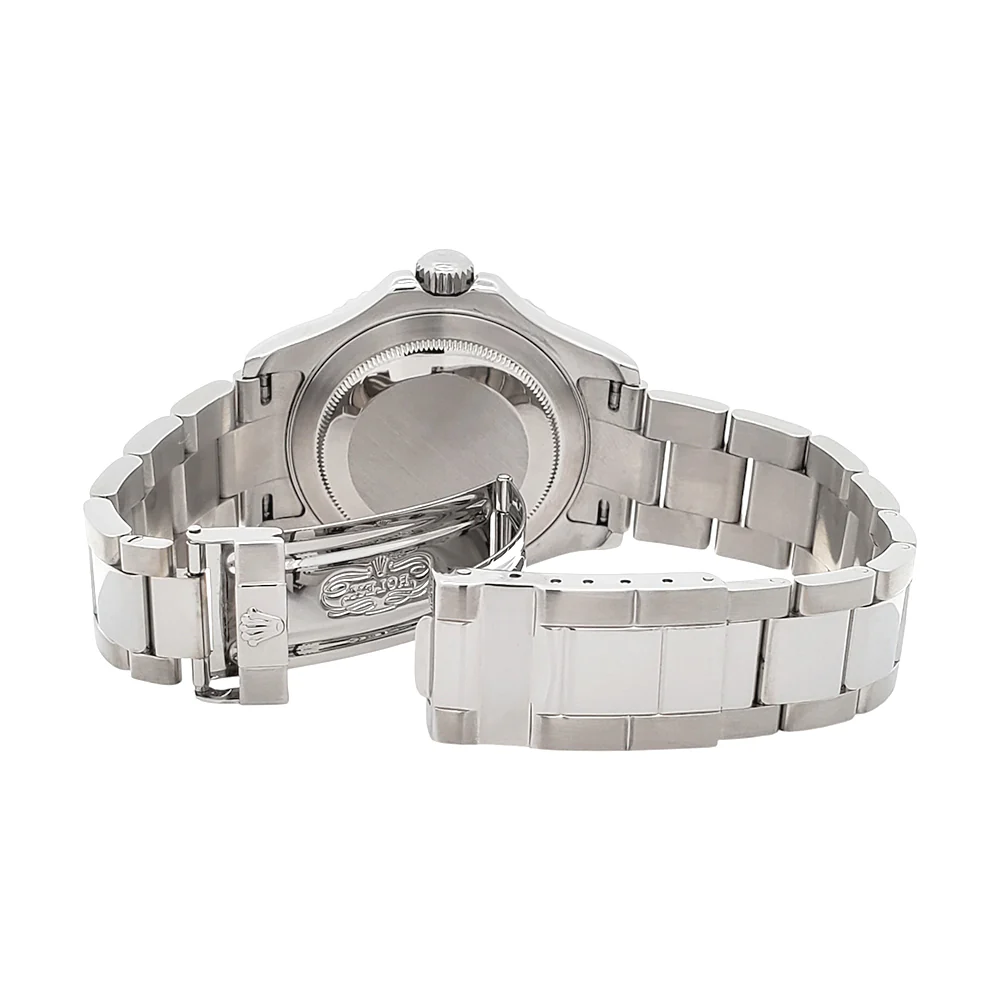 2008 Rolex Yacht-Master 40mm Platinum Bezel Steel Watch 16622 Box Papers/Service Papers - Image 7