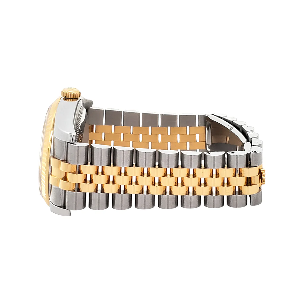2009 Rolex Datejust 2-Tone Champagne Roman Dial Jubilee 36mm 116233 Watch Box Papers - Image 4