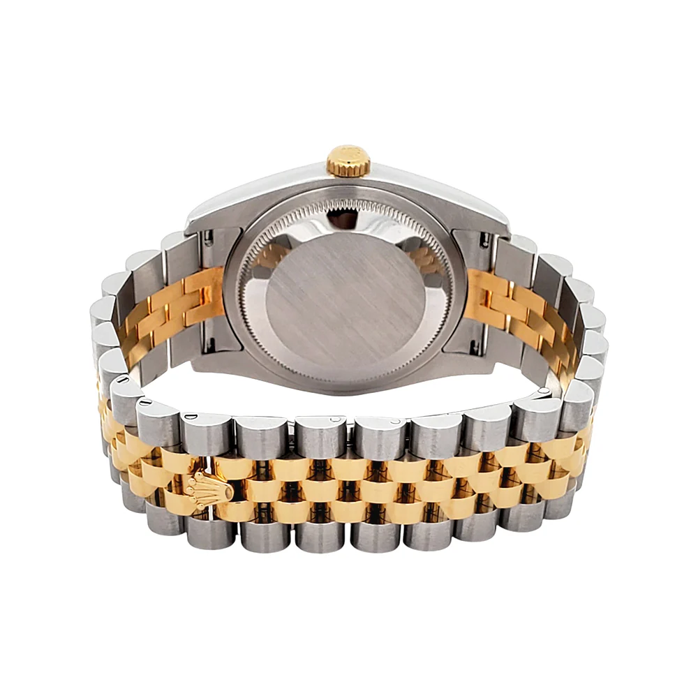 2009 Rolex Datejust 2-Tone Champagne Roman Dial Jubilee 36mm 116233 Watch Box Papers - Image 5