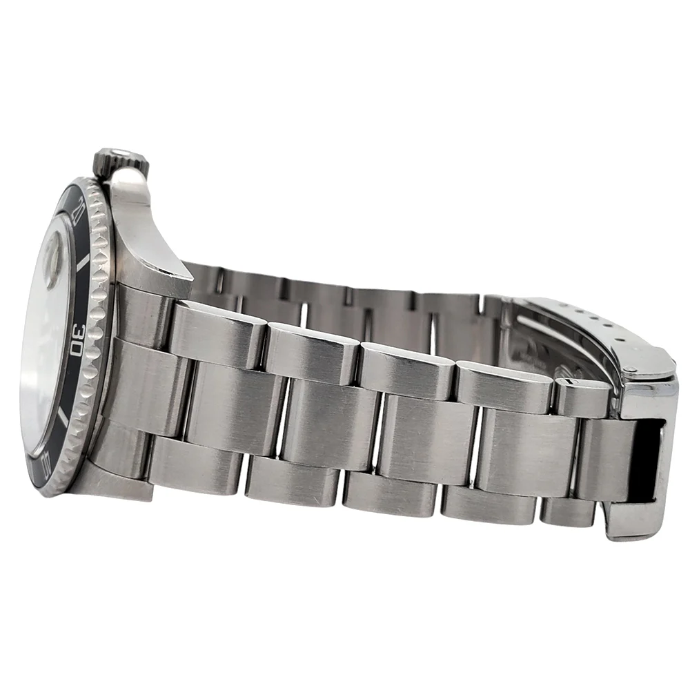 2009 Rolex Submariner Date 40mm Engraved Rehaut Steel Watch 16610 Box Papers - Image 4