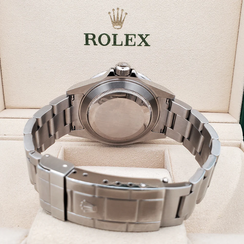 2009 Rolex Submariner Date 40mm Engraved Rehaut Steel Watch 16610 Box Papers - Image 5