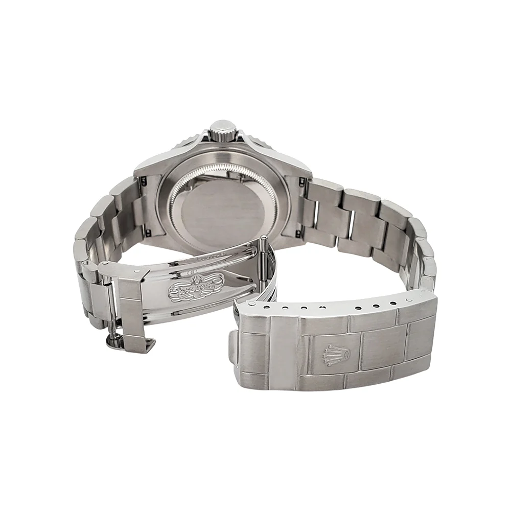 2009 Rolex Submariner Date Engraved Rehaut 40mm Steel Oyster Watch 16610 Box Papers - Image 6