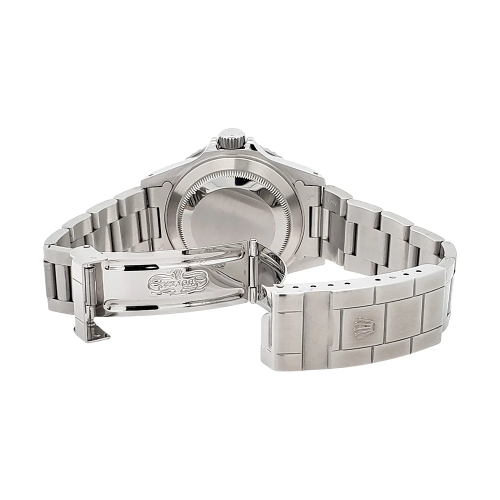 2009 Rolex Submariner Engraved Rehaut No-Date Black Dial Steel 40mm Watch 14060M Box Papers - Image 8