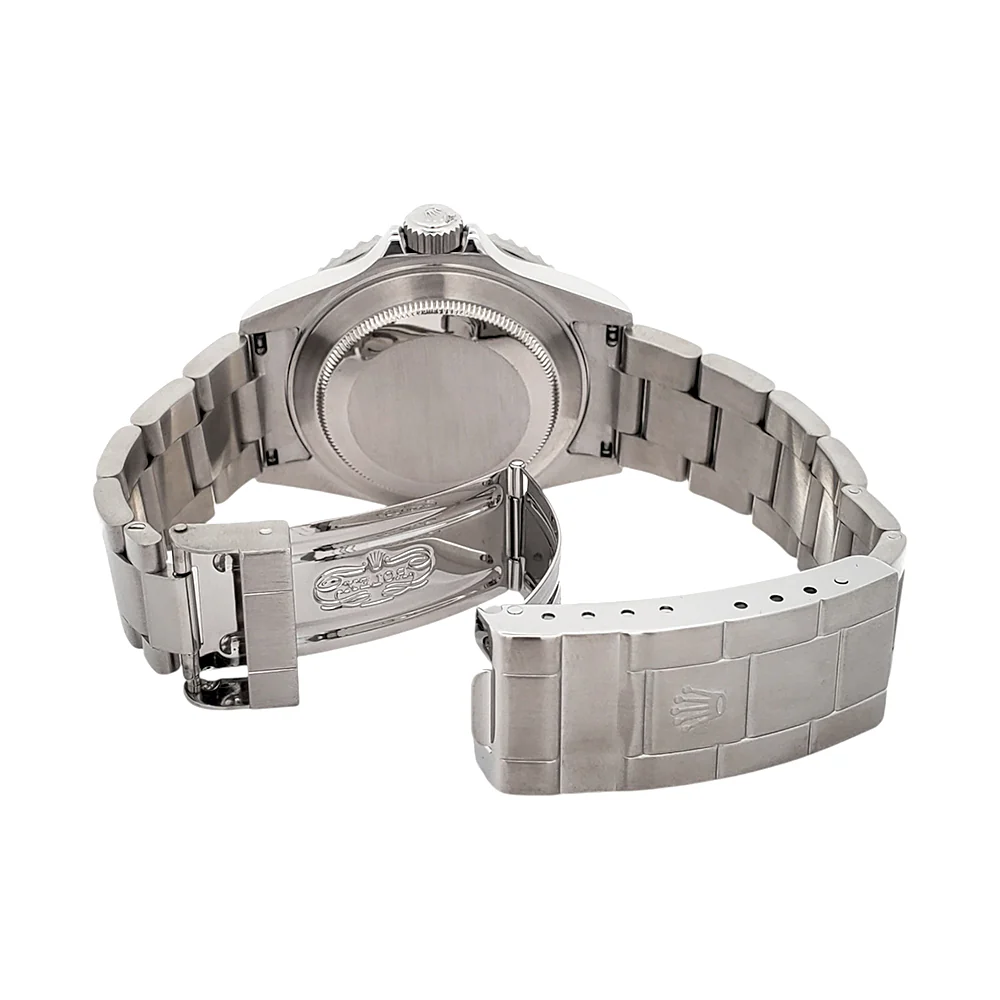 2010 Rolex Submariner Date Engraved Rehaut 40mm Steel Oyster Watch 16610 Box Papers - Image 6