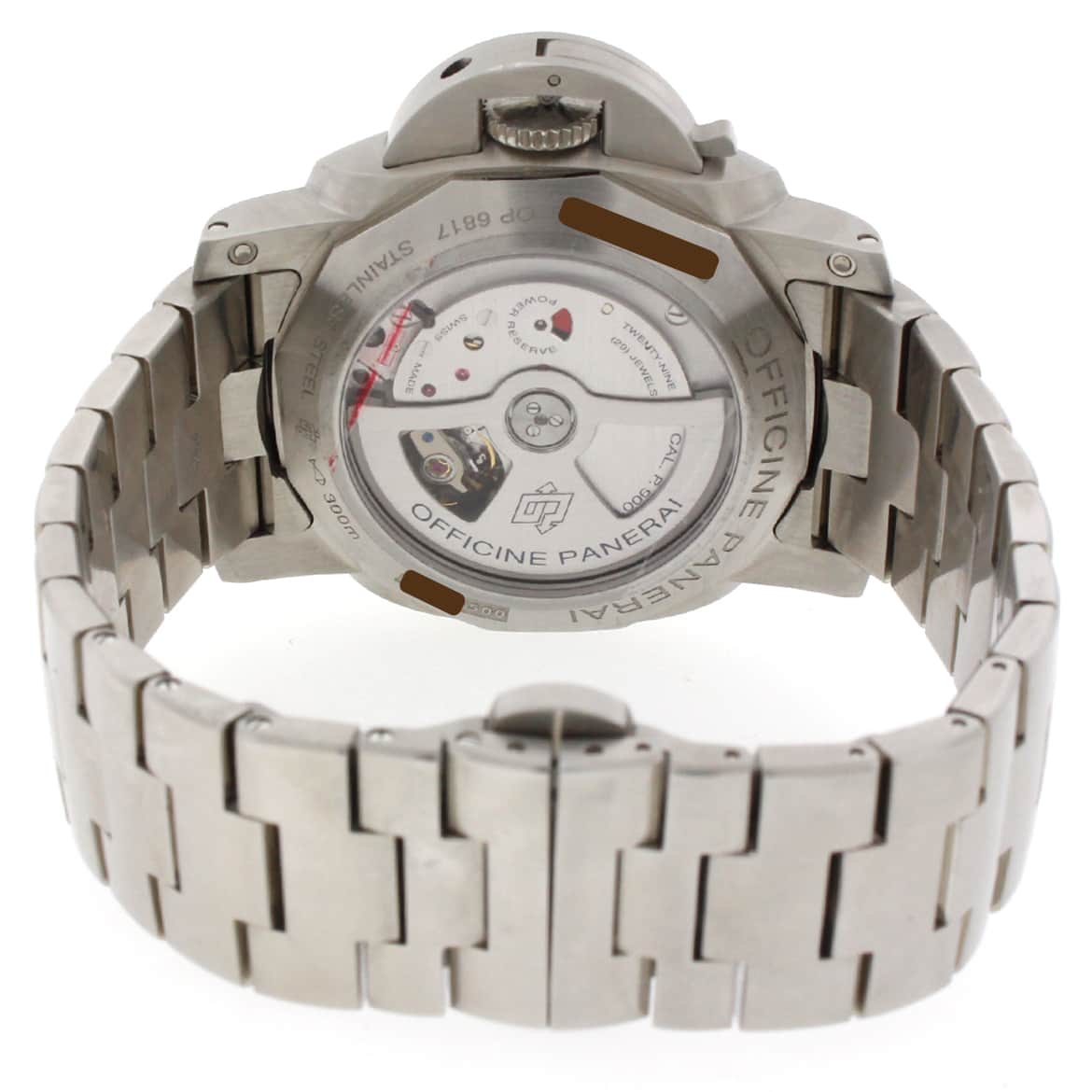 2012 Panerai Luminor GMT 44MM Automatic Stainless Steel Mens Watch PAM329 - Image 4