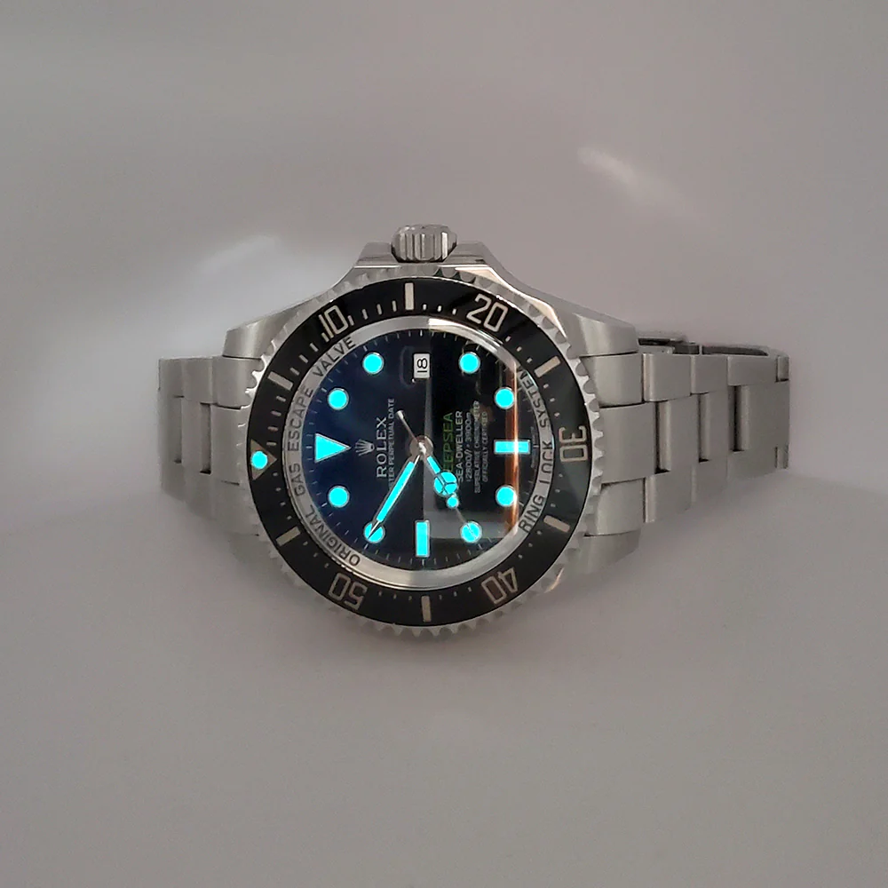 2014 Rolex Sea-Dweller Deepsea 44mm D-Blue James Cameron Steel Oyster Watch 116660 Box Papers - Image 7