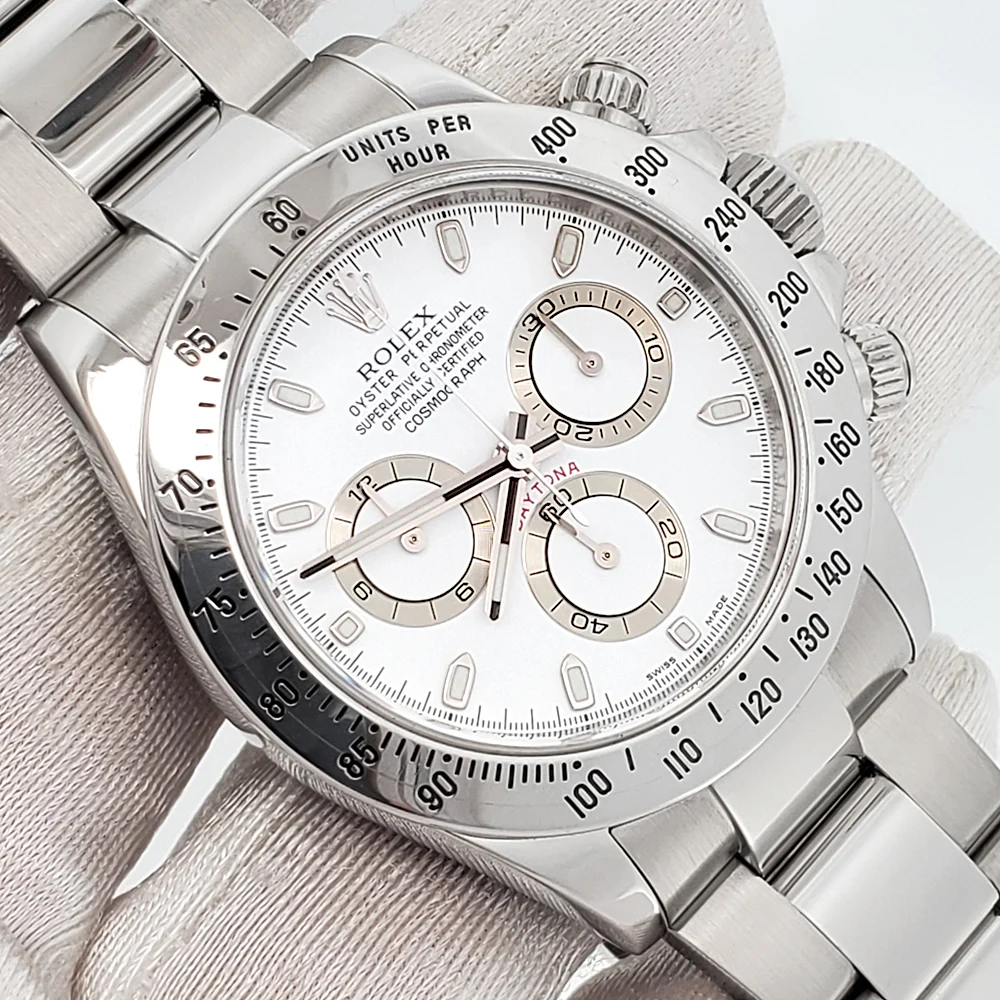 2015 Rolex Cosmograph Daytona 40mm 116520  'APH' White Dial Steel Watch Box/Papers/Tag - Image 2