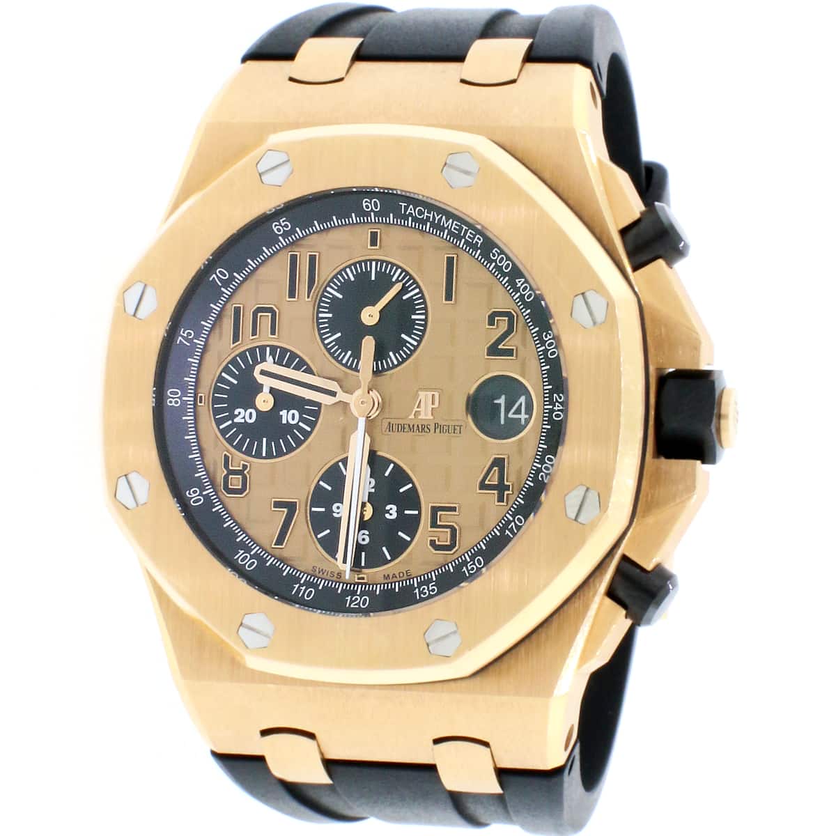 2016 Audemars Piguet Royal Oak Offshore 18K Rose Gold 42MM Chronograph Automatic Mens Watch 26470OR.OO.A002CR.01