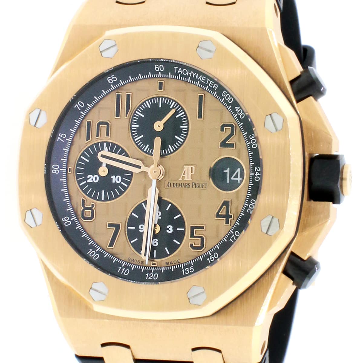 2016 Audemars Piguet Royal Oak Offshore 18K Rose Gold 42MM Chronograph Automatic Mens Watch 26470OR.OO.A002CR.01 - Image 3