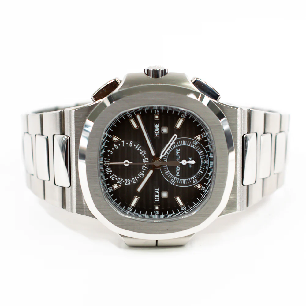 2016 Patek Philippe Nautilus Flyback Travel Time Chronograph Stainless Steel 5990/1A-001 40mm watch Box Papers - Image 3