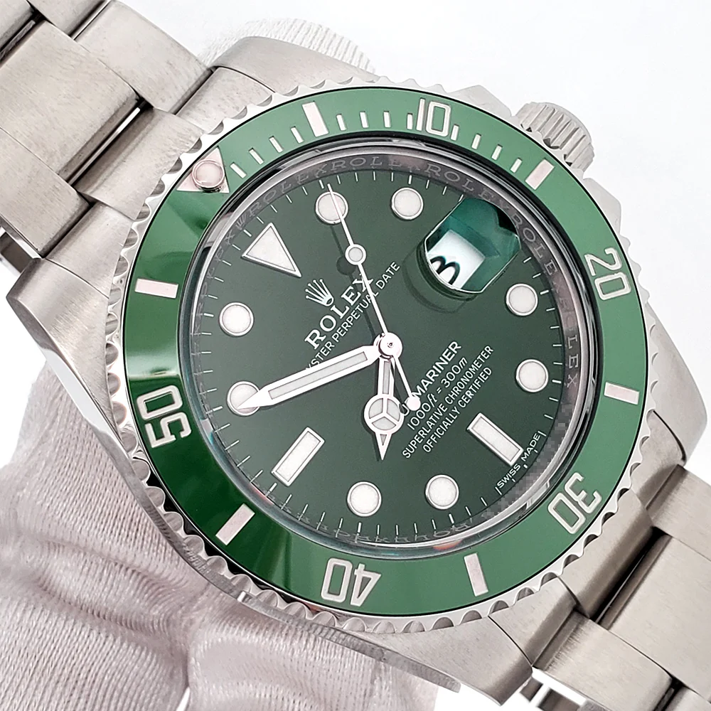 2016 Rolex Submariner "Hulk" Green 40mm Steel Watch 116610LV Box Papers - Image 2