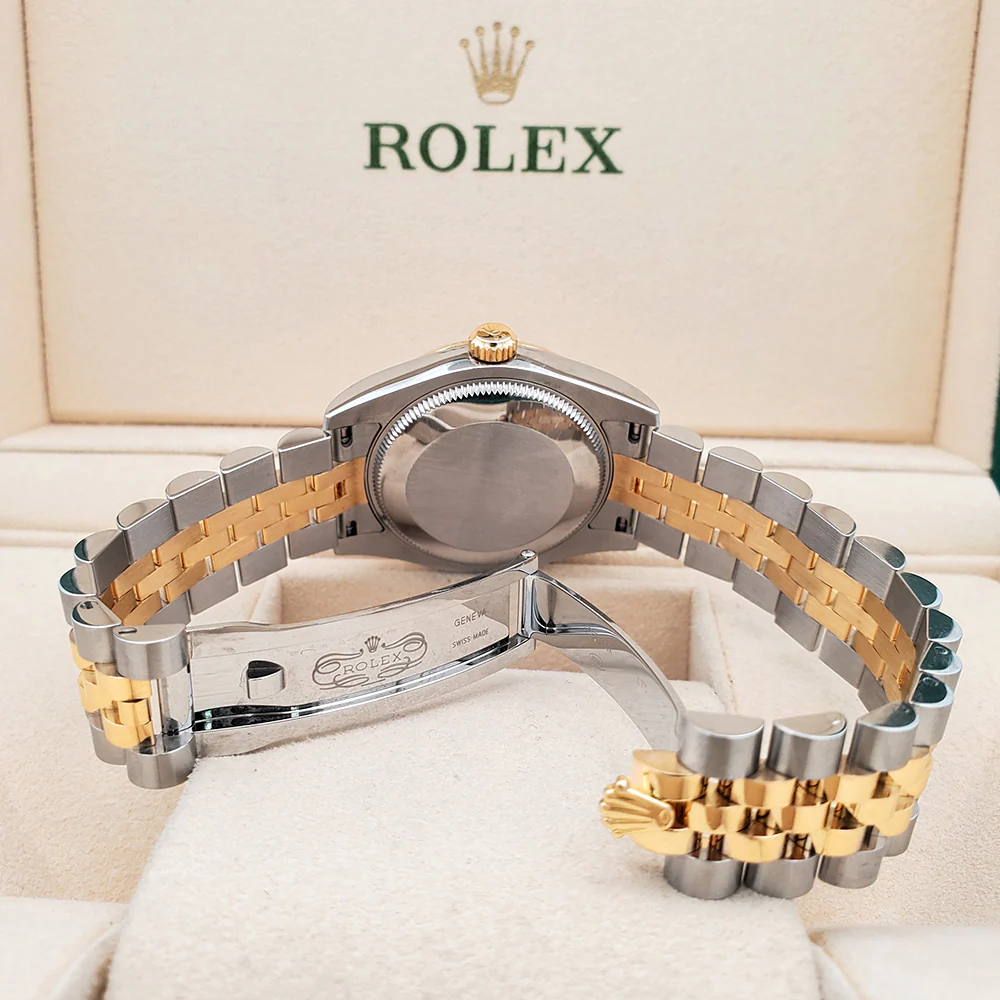 2017 Rolex Datejust White Roman 2-tone Yellow Gold/Steel Jubilee 31mm Watch 178273 Box Papers - Image 6