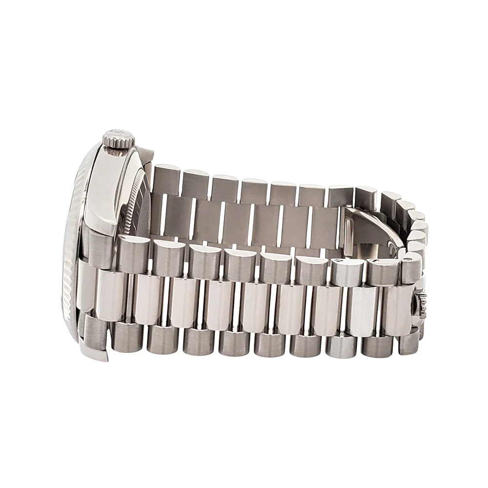 Rolex President Day-Date 40 White Gold Blue Roman Dial Watch 228239 Box/Apr - Image 6