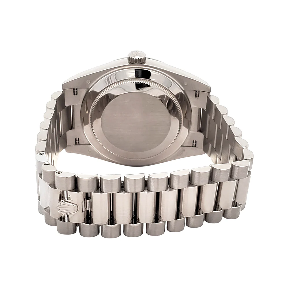 Rolex President Day-Date 40 White Gold Blue Roman Dial Watch 228239 Box/Apr - Image 7