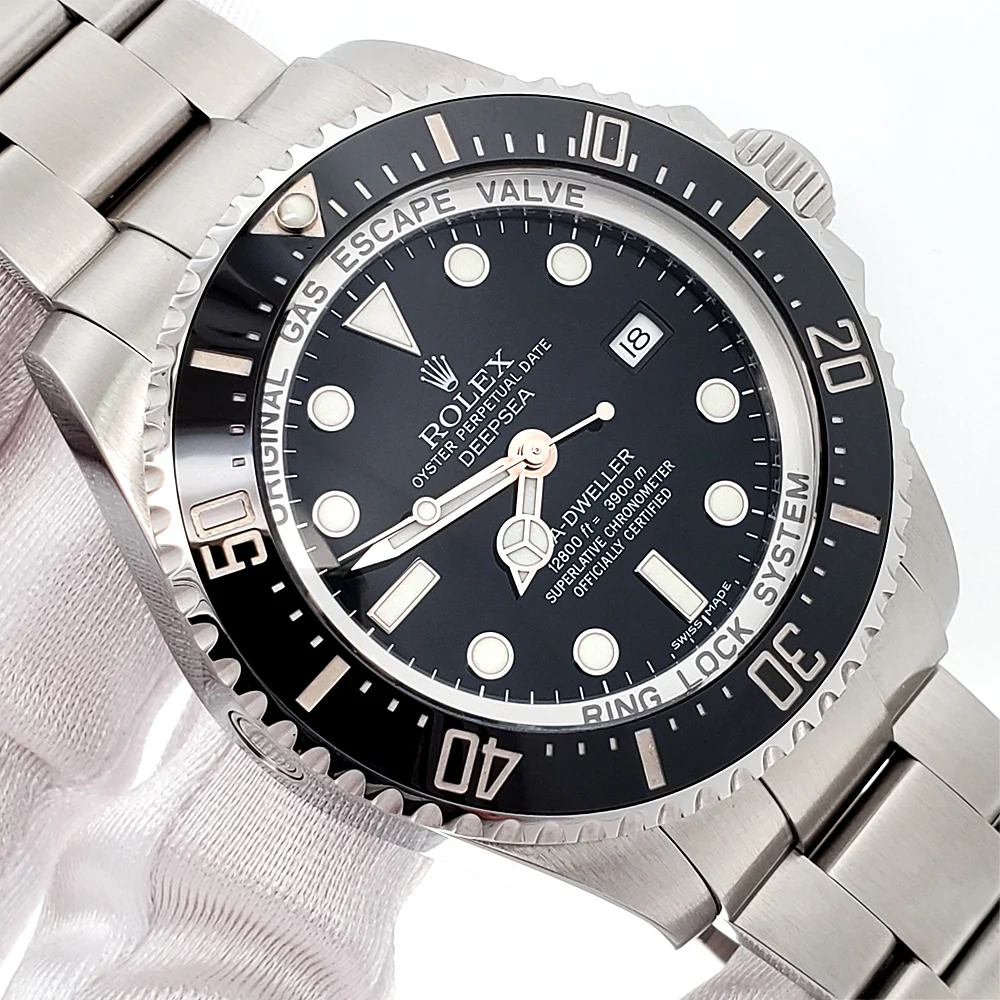 2017 Rolex Sea-Dweller Deepsea 44mm Black Dial Stainless Steel Watch 116660 Papers/Tag - Image 2