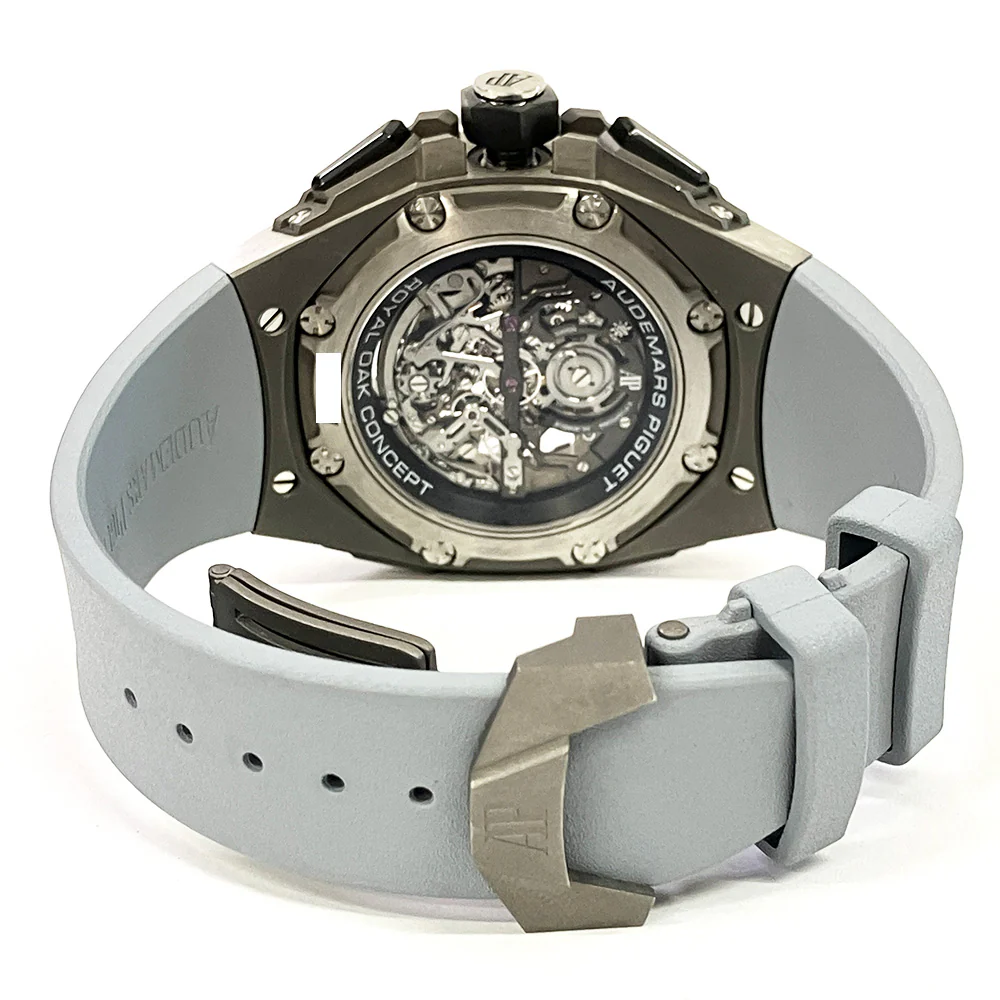 2018 Audemars Piguet Royal Oak Concept Tourbillon Chronograph Titanium 44mm Skeleton Dial 26587TI.OO.D010CA.01 - Image 5