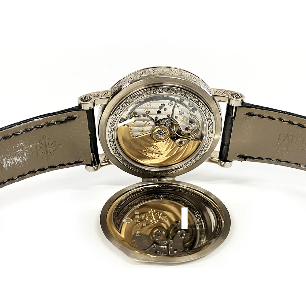 2018 Patek Philippe&nbsp;Retrograde Perpetual Calendar 42mm White Gold Rare Handcrafts 5160/500G-001 Box Papers - Image 6