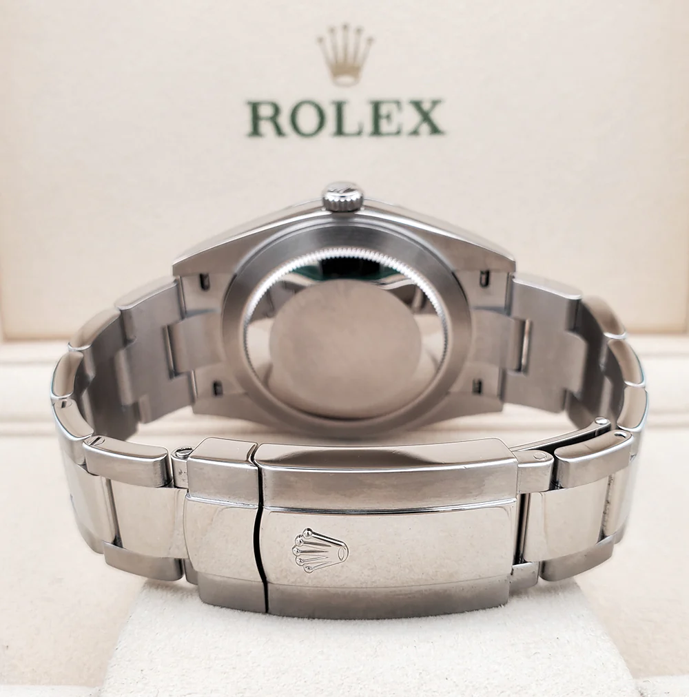 2018 Rolex Datejust 41 Blue Index Dial Oyster Steel Watch 126300 Box Papers - Image 5