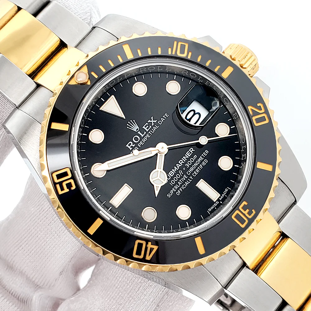 2018 Rolex Submariner 2-Tone Yellow Gold/Steel Black Dial 40mm Watch 116613LN Box Papers - Image 2