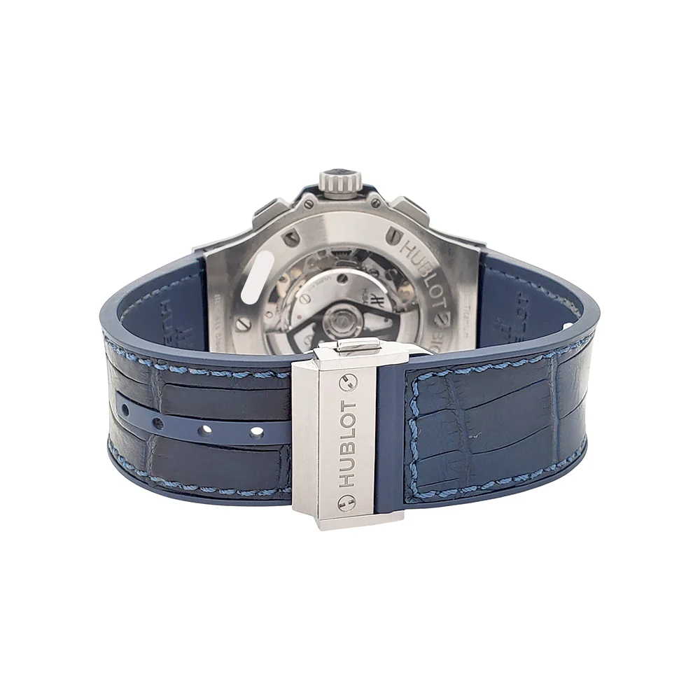 Hublot Big Bang Chronograph 44mm Blue Dial Steel Watch 301.SX.7170.LR Papers - Image 5