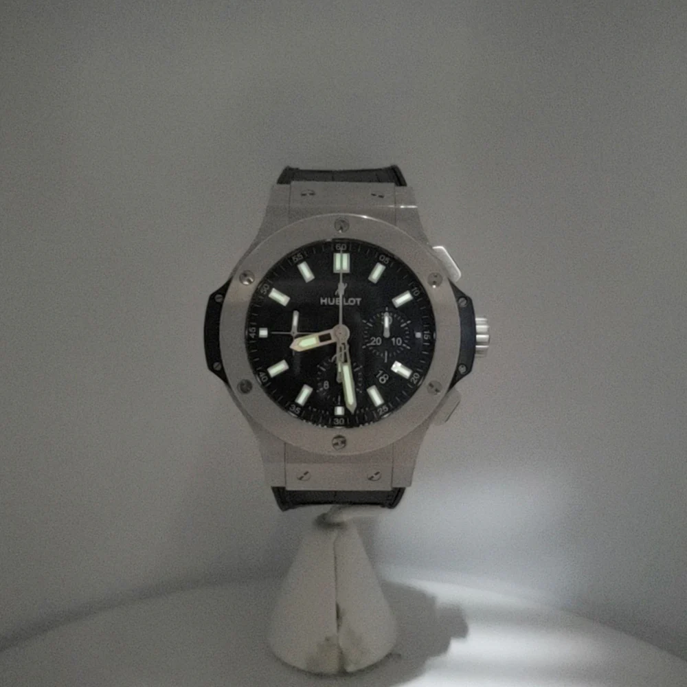 Hublot Big Bang Chronograph 44mm Blue Dial Steel Watch 301.SX.7170.LR Papers - Image 7