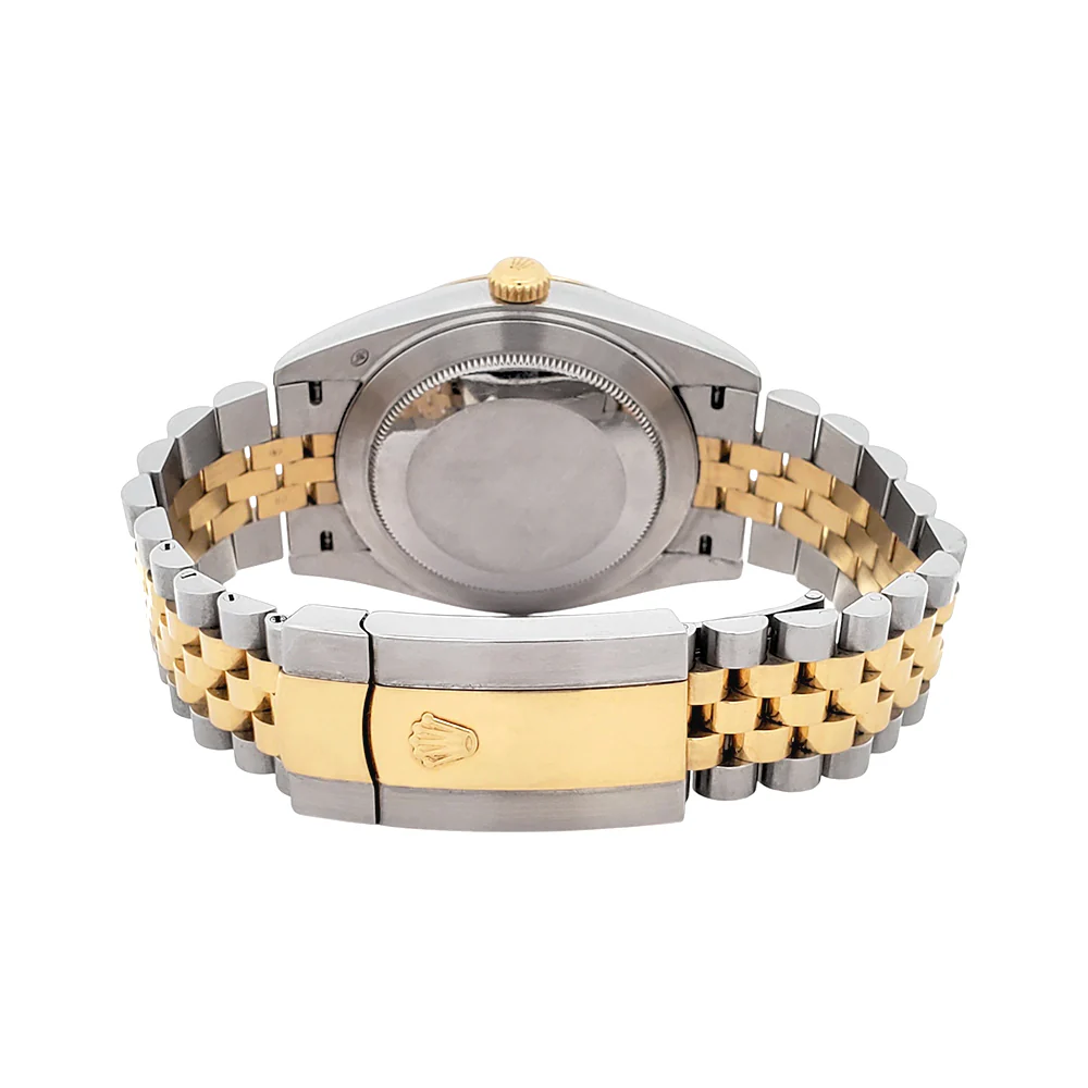 2019 Rolex Datejust 41 126333 Champagne Index 2-Tone Yellow Gold/Steel Jubilee Watch Box Papers - Image 7