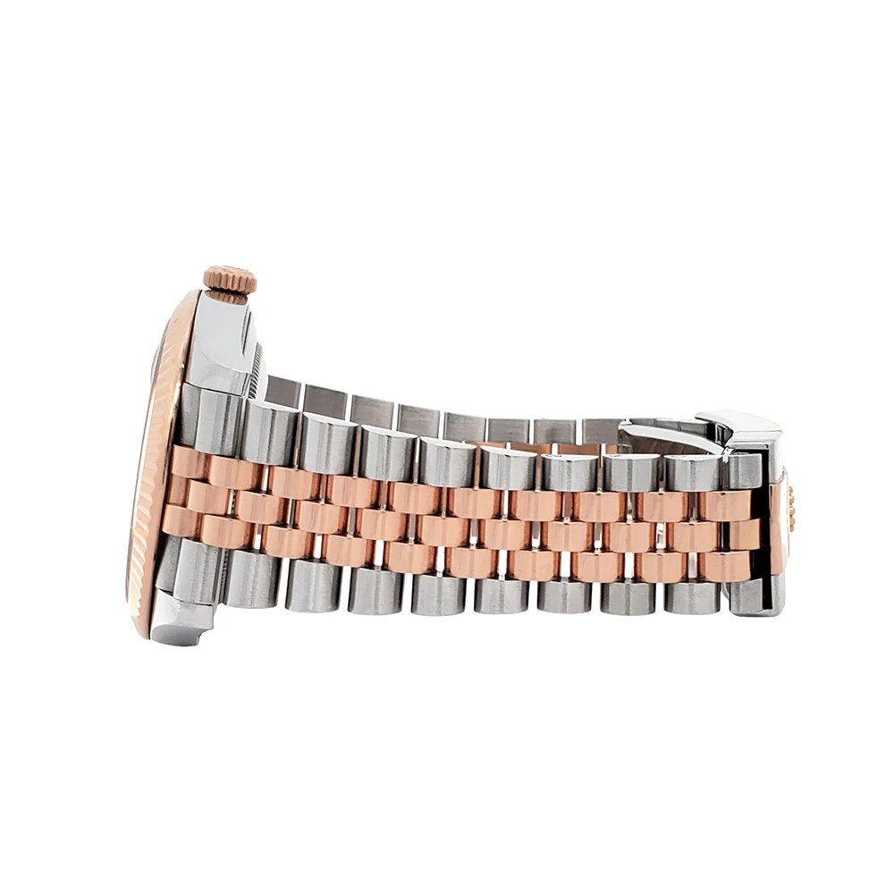2019 Rolex Datejust 41 Wimbledon Slate Dial 126331 2-tone Rose Gold/Steel Jubilee Watch Box Papers - Image 5