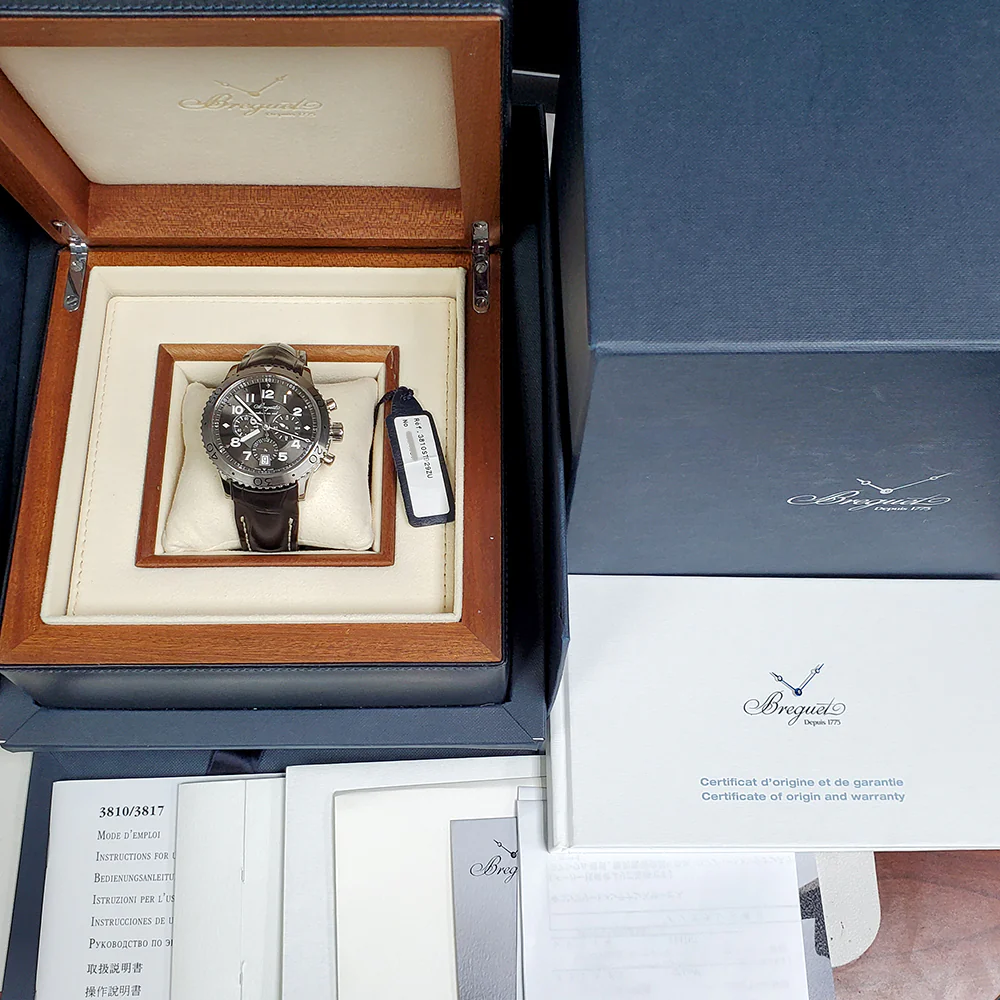 2020 Breguet Transatlantique Type XXI Flyback Chronograph 43mm Watch 3810 Box Papers - Image 2