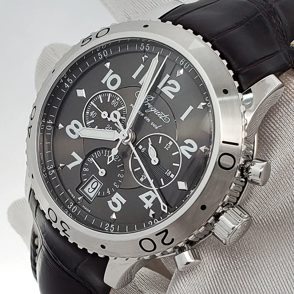 2020 Breguet Transatlantique Type XXI Flyback Chronograph 43mm Watch 3810 Box Papers - Image 3