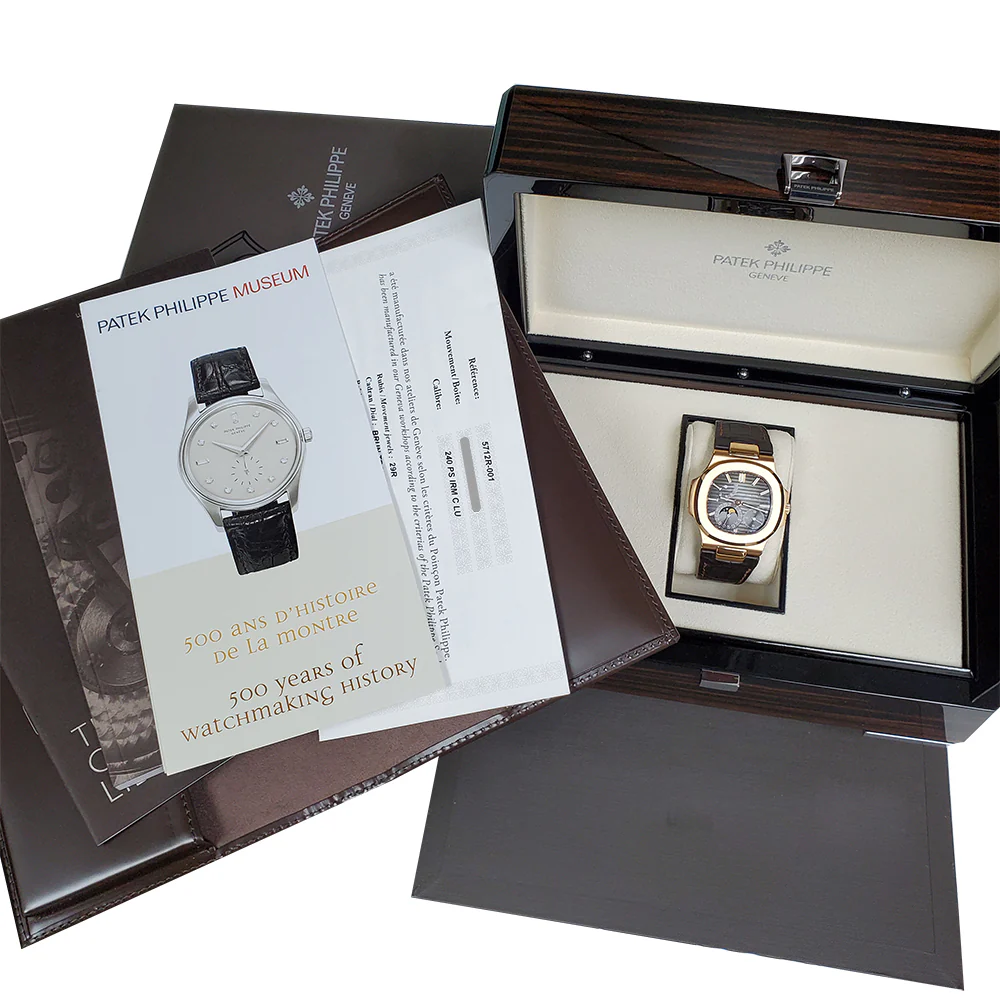 2020 Patek Philippe Nautilus 40mm Rose Gold Watch 5712R-001 Box Papers - Image 2