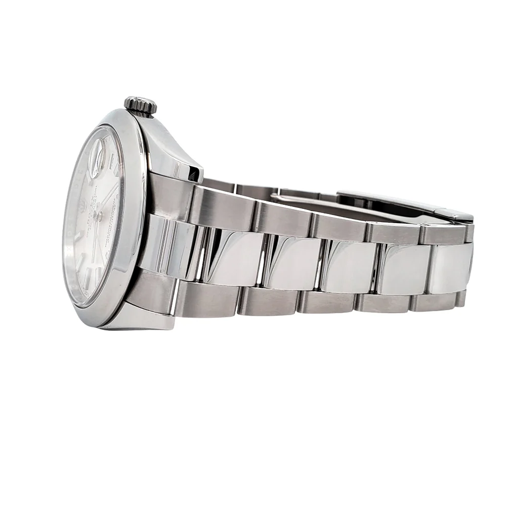 2020 Rolex Datejust 41 126300 Silver Index Dial Steel Oyster Watch Box Papers - Image 4