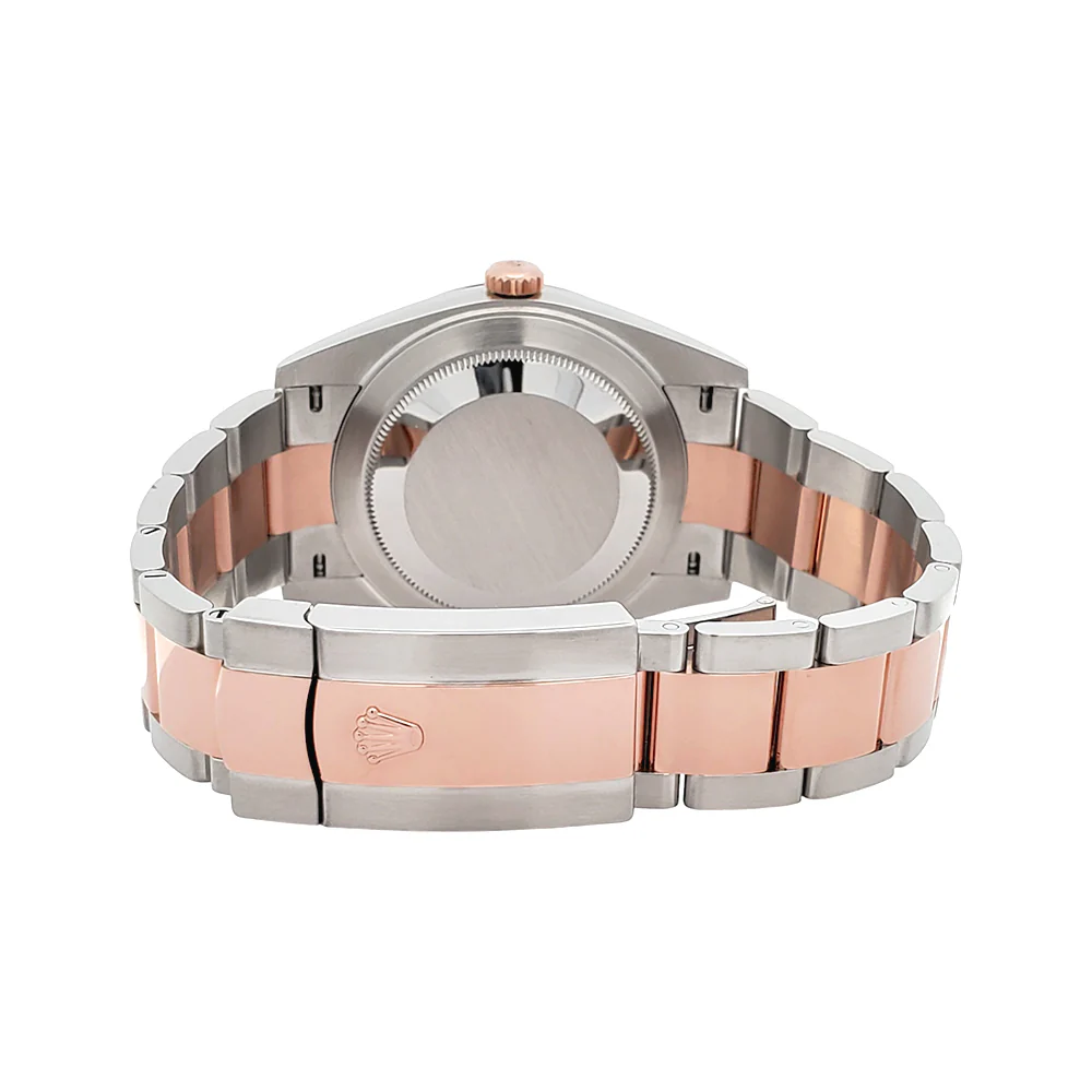 2020 Rolex Datejust 41 126331 Chocolate Index Rose Gold/Steel Oyster Watch Box Papers - Image 7