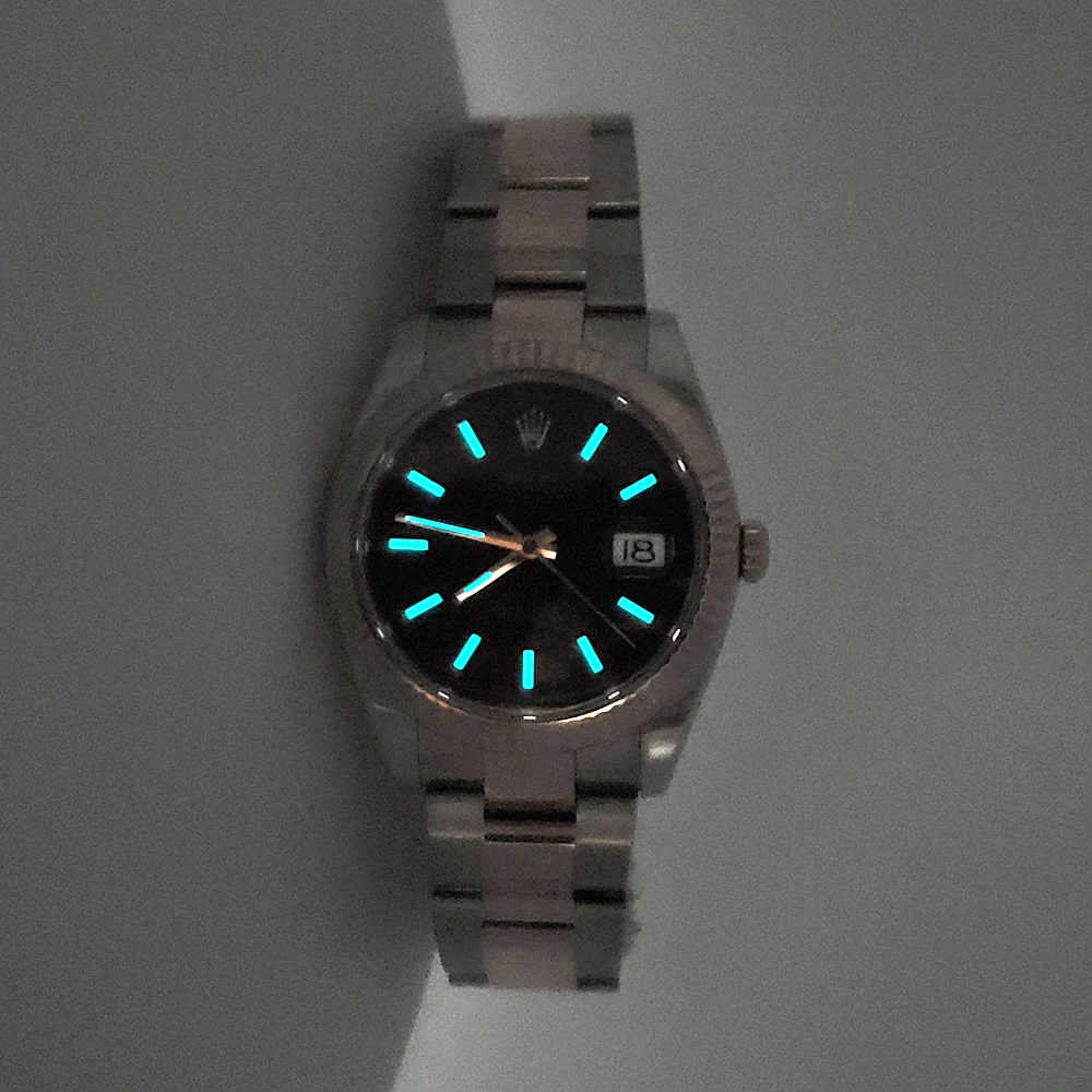 2020 Rolex Datejust 41 126331 Chocolate Index Rose Gold/Steel Oyster Watch Box Papers - Image 9