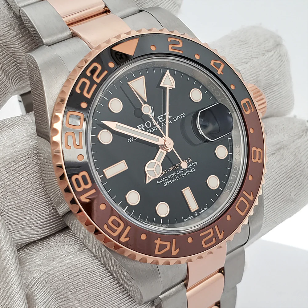 2020 Rolex GMT-Master II 40mm 2-Tone Rose Gold/Steel Rootbeer Watch 126711CHNR Box Papers - Image 3