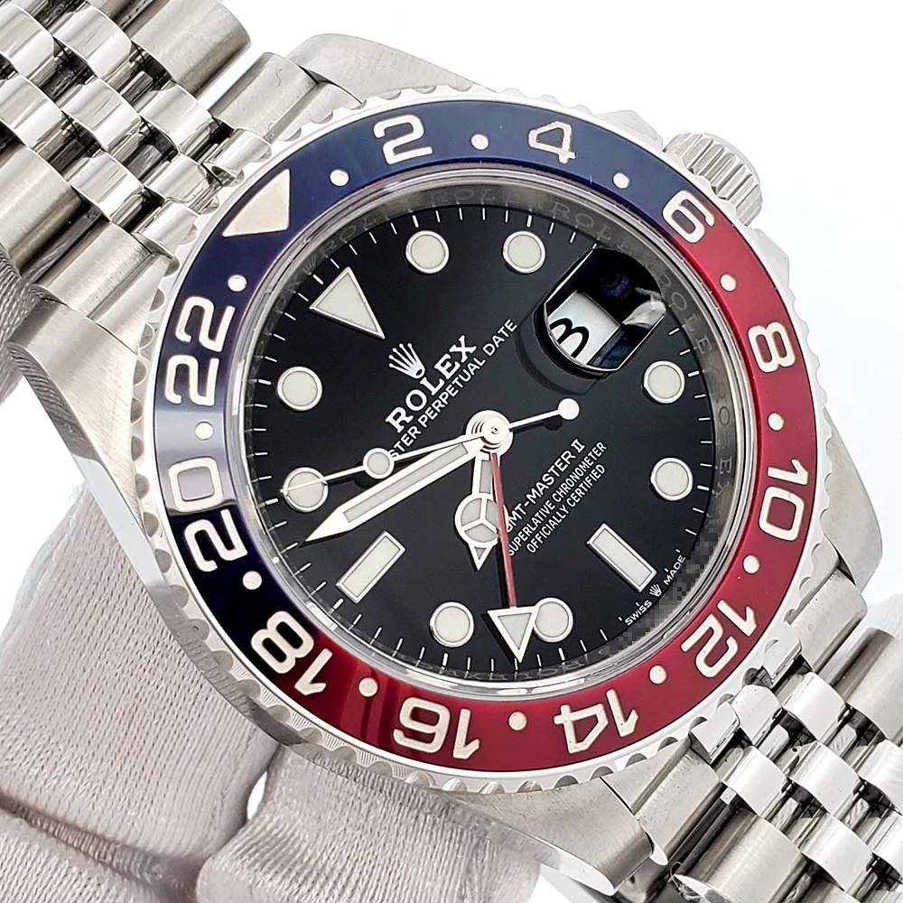 2020 Rolex GMT-Master II 40mm Pepsi Red/Blue Steel Jubilee Watch 126710BLRO Box Papers - Image 2