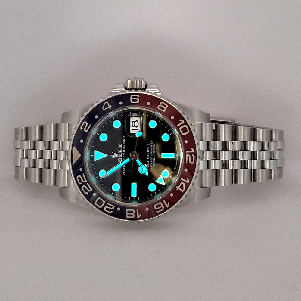 2020 Rolex GMT-Master II 40mm Pepsi Red/Blue Steel Jubilee Watch 126710BLRO Box Papers - Image 9